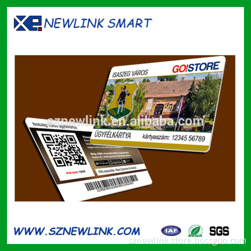 Plastic pvc card printed control store cards ,chain store cards